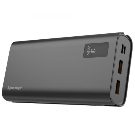 Sponge Energy Power Bank 20.000 mAh (1x USB-C PD 22.5W, 2x USB-A QC)