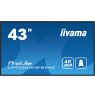 iiyama LH4360UHS-B2AG Signage Display Digital A-board 108 cm (42.5") LED Wi-Fi 500 cd/m² 4K Ultra HD Black Built-in processor