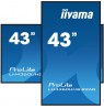 iiyama LH4360UHS-B2AG Signage Display Digital A-board 108 cm (42.5") LED Wi-Fi 500 cd/m² 4K Ultra HD Black Built-in processor A