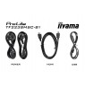 iiyama TF2238MSC-B1 Signage Display Digital A-board 55.9 cm (22") LED 600 cd/m² Full HD Black Touchscreen