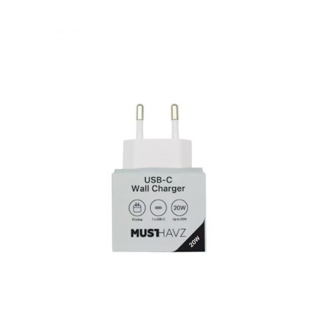 Charger USB-C 20W to Go by Musthavz White