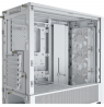 Corsair PC Case | Frame 4000D RS Modular | White | Mid-Tower | Power supply included No