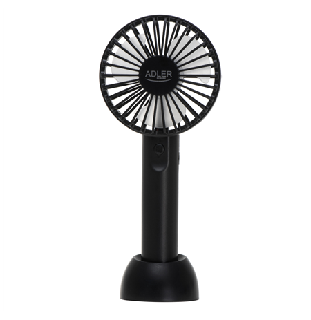 Adler Mini USB Fan | AD 7338 | Desk fan | Black | Diameter 7 cm | Number of speeds 3