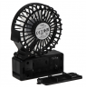 Adler Foldable mini fan | AD 7336 | Desk fan | Black | Diameter 6.5 cm | Number of speeds 1