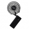 Adler Foldable mini fan | AD 7336 | Desk fan | Black | Diameter 6.5 cm | Number of speeds 1