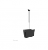 Neomounts CL35-340BL22 Dual Monitor/TV Mount Ceiling | Adjustable Height