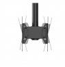Neomounts CL35-340BL22 Dual Monitor/TV Mount Ceiling | Adjustable Height
