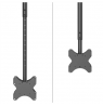Neomounts CL35-340BL22 Dual Monitor/TV Mount Ceiling | Adjustable Height