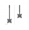 Neomounts CL35-340BL22 Dual Monitor/TV Mount Ceiling | Adjustable Height