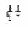 Neomounts Desk Mount | DS90-325BL1 Sit-stand workstation desk | Adjustable Height