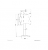Neomounts Desk Mount | DS42-430BL12 TV stand | Swivel | 23-43 " | Maximum weight (capacity) 50 kg | Black