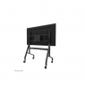 Neomounts Floor stand | FL50-575BL1 TV trolley | Adjustable Height | 65-110 " | Maximum weight (capacity) 125 kg | Black