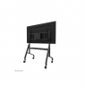 Neomounts Floor stand | FL50-575BL1 TV trolley | Adjustable Height | 65-110 " | Maximum weight (capacity) 125 kg | Black