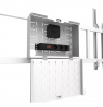 Neomounts Floor stand | FL50-575WH1 TV trolley | Adjustable Height | 65-110 " | Maximum weight (capacity) 125 kg | White