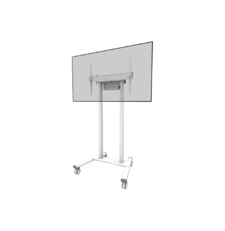 Neomounts Floor stand | FL55-875WH1 TV trolley | Adjustable Height | 55-100 " | Maximum weight (capacity) 110 kg | White