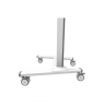 Neomounts Floor stand | FL55-875WH1 TV trolley | Adjustable Height | 55-100 " | Maximum weight (capacity) 110 kg | White