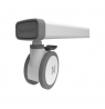 Neomounts Floor stand | FL55-875WH1 TV trolley | Adjustable Height | 55-100 " | Maximum weight (capacity) 110 kg | White