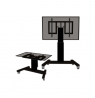 Neomounts Floor stand | PLASMA-M2500TBLACK TV trolley | Adjustable Height