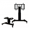 Neomounts Floor stand | PLASMA-M2500TBLACK TV trolley | Adjustable Height