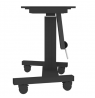Neomounts Floor stand | PLASMA-M2500TBLACK TV trolley | Adjustable Height