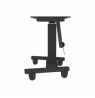 Neomounts Floor stand | PLASMA-M2500TBLACK TV trolley | Adjustable Height