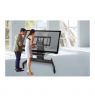 Neomounts Floor stand | PLASMA-M2500TBLACK TV trolley | Adjustable Height