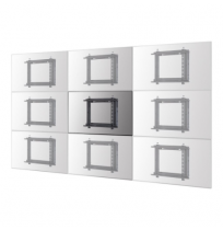 Neomounts Wall mount | WL95-800BL1 Videowall wall mount | 42-70 " | Maximum weight (capacity) 35 kg | Black