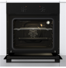 Gorenje Oven | BO6615E01B | 60 L | Electric | EnamelClean | Push pull buttons | Height 59.5 cm | Width 59.5 cm | Stainless steel
