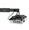 Maclean MC-945 Wall Mount Holder for Short Distance Video Projector Bracket 360° Rotatable 15kg