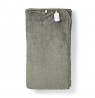 Nedis PEBL130CWT2 electric blanket 120 W Grey, White Fleece, Polyester