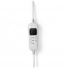 Nedis PEBL130CWT2 electric blanket 120 W Grey, White Fleece, Polyester