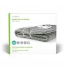Nedis PEBL130CWT2 electric blanket 120 W Grey, White Fleece, Polyester