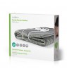 Nedis PEBL130CWT2 electric blanket 120 W Grey, White Fleece, Polyester