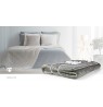 Nedis PEBL130CWT2 electric blanket 120 W Grey, White Fleece, Polyester