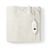 Nedis 1 Person, 150 x 80 cm, 3 Heat Settings, Washable, Overheating protection, Polyester / Synthetic, White