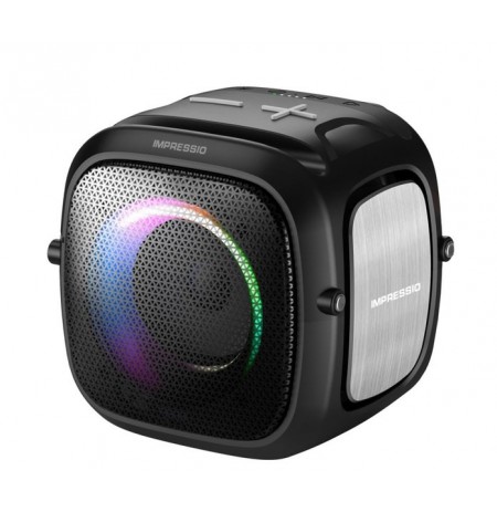 C-TECH Impressio Qubis mini Mono portable speaker Black 5 W