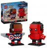 LEGO 40668 Super Heroes - Figurki Kapitana Ameryki i Czerwonego Hulka