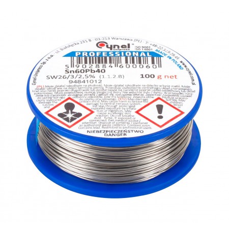 Tin 0.25mm/100g Sn60Pb40 CYNEL