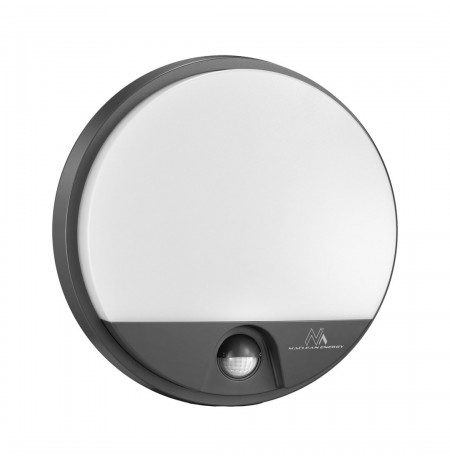 LED lamp with motion sensor Maclean, infrared, grey, 15W, IP54, 1100lm, MCE291 GR