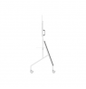 Neomounts Floor stand | FL50-525WH1 TV trolley | Adjustable Height | 55-86 " | Maximum weight (capacity) 76 kg | White