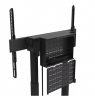 Neomounts Floor stand | FL55-875BL1 TV trolley | Adjustable Height | 55-100 " | Maximum weight (capacity) 110 kg | Black