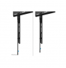 Neomounts Wall mount | WL30-750BL18 Heavy duty wall mount | Adjustable Height | 43-98 " | Maximum weight (capacity) 125 kg | Bla