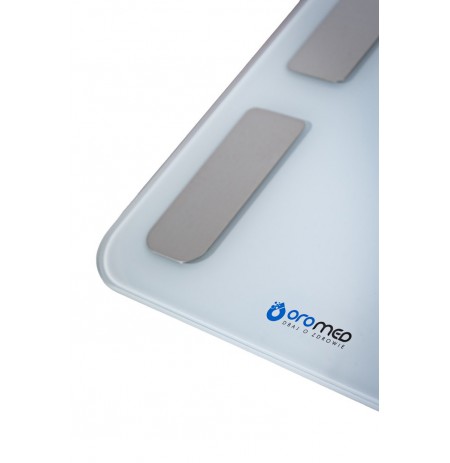 Waga łazienkowa ORO BLUETOOTH SMART WHITE OROMED