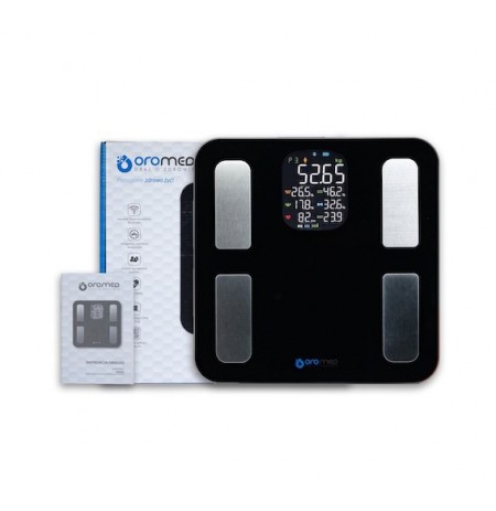 Waga łazienkowa ORO BLUETOOTH SMART BLACK OROMED