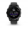 Garmin Fenix E stainless Steel slate grey