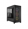 Corsair PC Case | Frame 4000D RS ARGB Modular | Black | Mid-Tower | Power supply included No