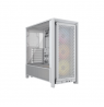 Corsair PC Case | Frame 4000D RS ARGB Modular | White | Mid-Tower | Power supply included No