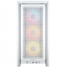 Corsair PC Case | Frame 4000D RS ARGB Modular | White | Mid-Tower | Power supply included No