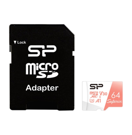 Silicon Power Superior | 64 GB | microSDXC | Flash memory class 10