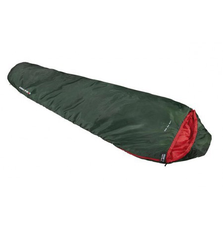 High Peak Lite Pak 1200 Mummy sleeping bag Polyester Green, Red